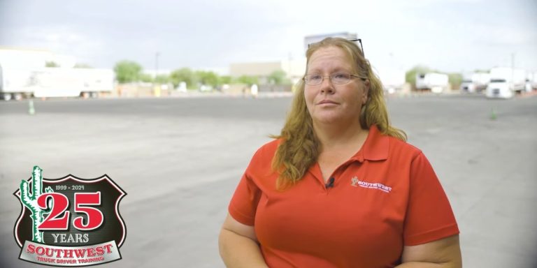 Tabitha Baxter standing in empty training yard