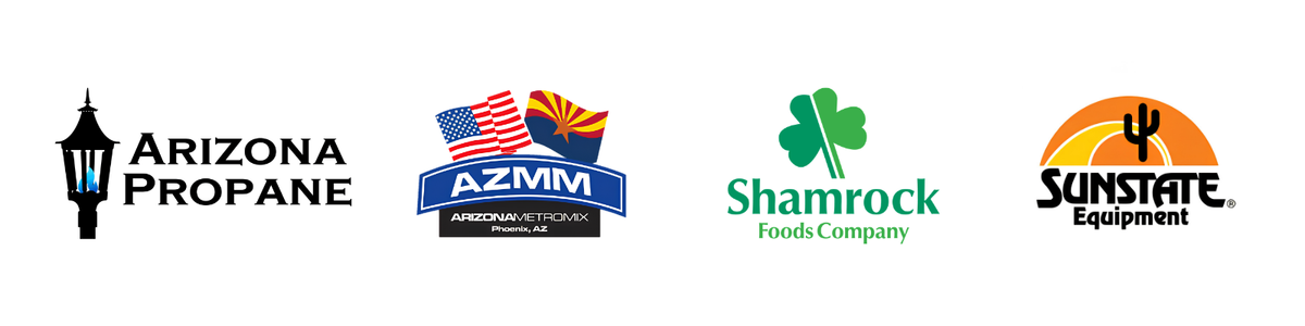 SWTDT local trucking carrier partners including Arizona Propane, Arizona Metro Mix, Shamrock Foods, and Sunstate Equipment