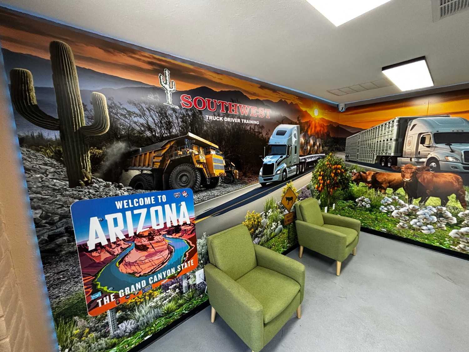 Tucson campus building lobby